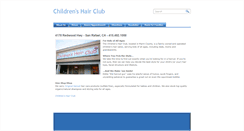 Desktop Screenshot of childrenshairclub.com