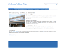 Tablet Screenshot of childrenshairclub.com